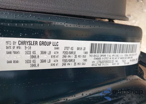 2011 Ram Dakota Bighorn/Lonestar from USA, damaged, VIN 1D7RW3GP2BS533135